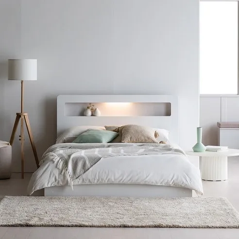 멜로우 LED 리노 서랍형 침대 + 매트리스 방문설치