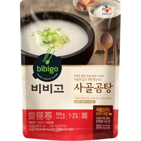 비비고 사골곰탕, 500g, 12개