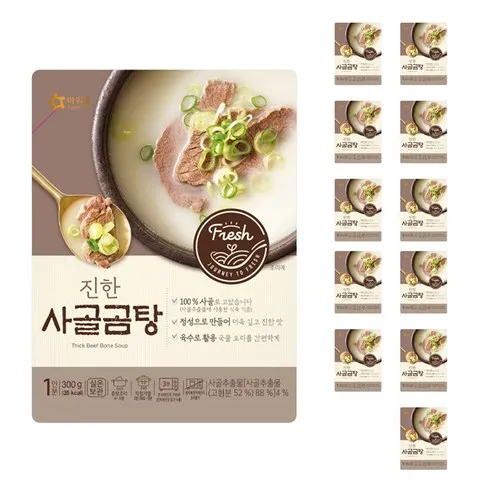 아워홈 진한 사골곰탕, 300g, 12개