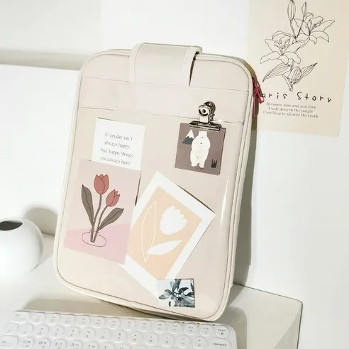 올마이웨이 아이패드 파우치 나만의 스타일 투명 멀티 포켓 수납 태블릿 갤럭시탭 가방