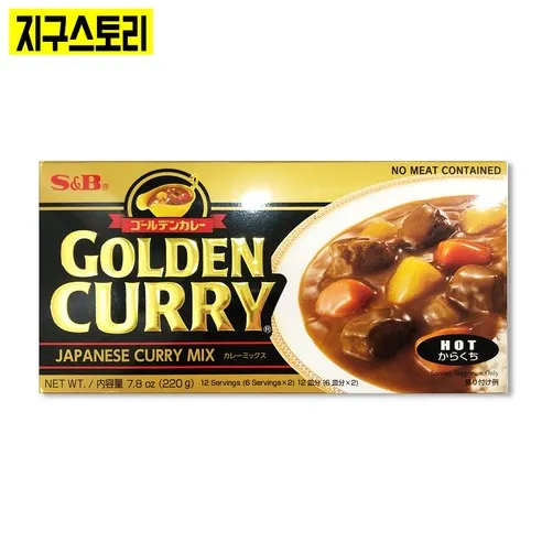 에스앤비 골든카레 매운맛, 220g, 3개