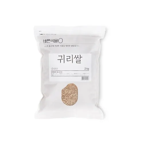 바른곡물 귀리쌀, 2kg, 1개