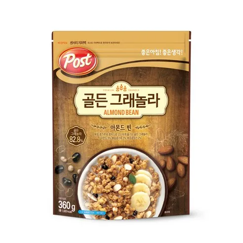 포스트 골든 그래놀라 아몬드 빈, 360g, 4개