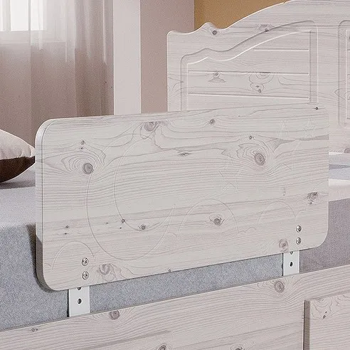 젠티스 침대안전가드 침대보호대 음각형 80cm (화이트 워시)