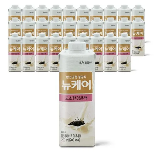 대상웰라이프 완전균형영양식 뉴케어 고소한검은깨, 200ml, 30개