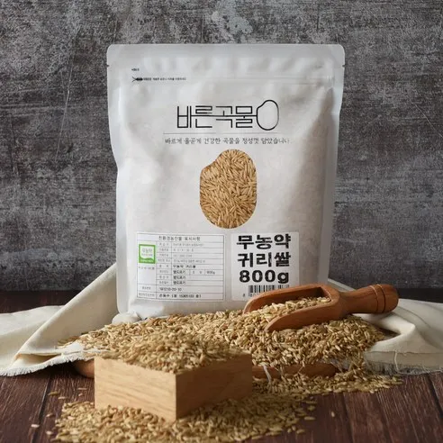 바른곡물 무농약 귀리쌀, 800g, 1개