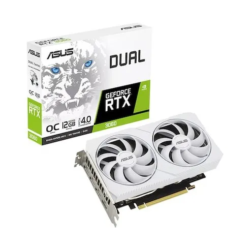 ASUS DUAL 지포스 RTX 3060 O12G OC D6 12GB White