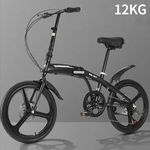 더보누르 가벼운 접이식 자전거 미니벨로 20인치 휴대용 출퇴근 폴딩 초경량 완조립
