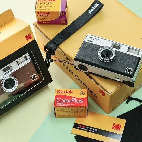 [코닥 선물박스] Kodak 하프 필름카메라 H35 + 코닥 컬러필름 1롤 Set 5종 중 택1